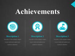 Achievements Ppt Outline