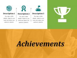 Achievements presentation visual aids