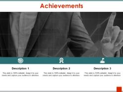 Achievements sample of ppt presentation