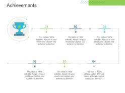 Achievements Slide Presenting Oneself For A Meeting Ppt Sample