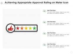 Achieving Appropriate Approval Rating On Meter Icon