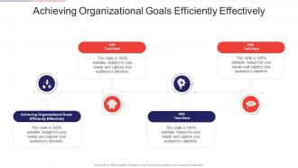 Achieving Organizational Goals Efficiently Effectively In Powerpoint And Google Slides Cpb