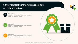 Achieving Performance Excellence Certification Icon