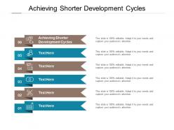 Achieving shorter development cycles ppt powerpoint presentation icon example cpb