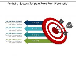 Achieving success template powerpoint presentation
