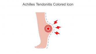 Achilles Tendonitis Colored Icon In Powerpoint Pptx Png And Editable Eps Format