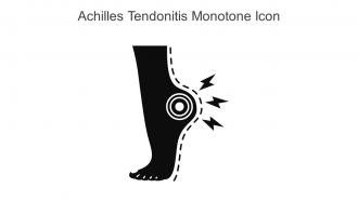 Achilles Tendonitis Monotone Icon In Powerpoint Pptx Png And Editable Eps Format