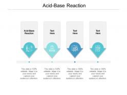 Acid base reaction ppt powerpoint presentation portfolio master slide cpb