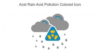 Acid Rain Acid Pollution Colored Icon In Powerpoint Pptx Png And Editable Eps Format