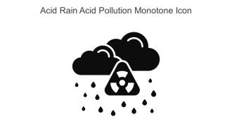Acid Rain Acid Pollution Monotone Icon In Powerpoint Pptx Png And Editable Eps Format