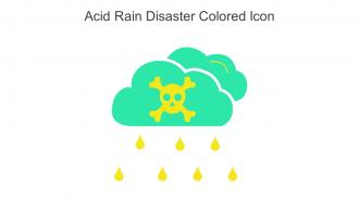 Acid Rain Disaster Colored Icon In Powerpoint Pptx Png And Editable Eps Format