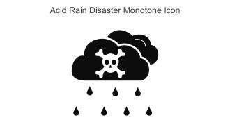 Acid Rain Disaster Monotone Icon In Powerpoint Pptx Png And Editable Eps Format