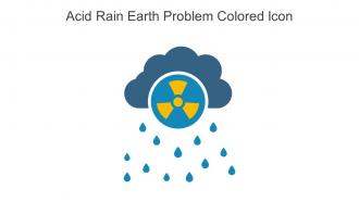 Acid Rain Earth Problem Colored Icon In Powerpoint Pptx Png And Editable Eps Format
