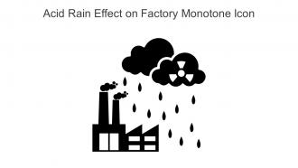 Acid Rain Effect On Factory Monotone Icon In Powerpoint Pptx Png And Editable Eps Format
