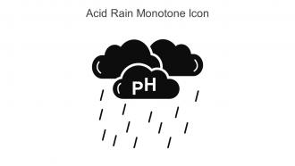 Acid Rain Monotone Icon In Powerpoint Pptx Png And Editable Eps Format
