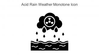 Acid Rain Weather Monotone Icon In Powerpoint Pptx Png And Editable Eps Format
