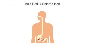 Acid Reflux Colored Icon In Powerpoint Pptx Png And Editable Eps Format