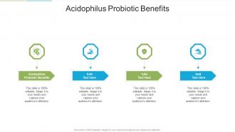 Acidophilus Probiotic Benefits In Powerpoint And Google Slides Cpb