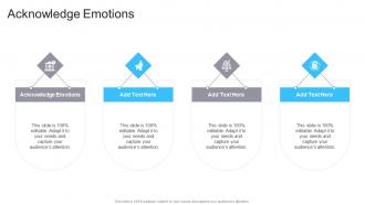 Acknowledge Emotions In Powerpoint And Google Slides Cpb