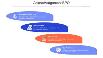 Acknowledgement Bpo Ppt Powerpoint Presentation Layouts Design Templates Cpb