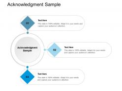 Acknowledgment sample ppt powerpoint presentation portfolio influencers cpb