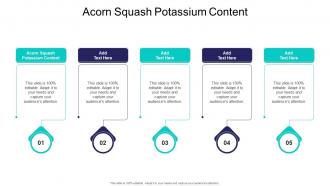 Acorn Squash Potassium Content In Powerpoint And Google Slides Cpb