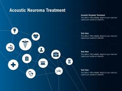 Acoustic neuroma treatment ppt powerpoint presentation gallery vector
