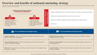 Acquire Potential Customers By Deploying Outbound Advertising Strategies MKT CD V Professional Attractive