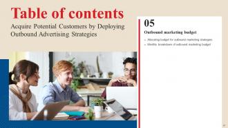 Acquire Potential Customers By Deploying Outbound Advertising Strategies MKT CD V Downloadable Captivating