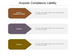 Acquirer compliance liability ppt powerpoint presentation gallery graphics pictures cpb