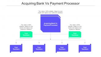 Acquiring Bank Vs Payment Processor Ppt Powerpoint Presentation Infographic Cpb
