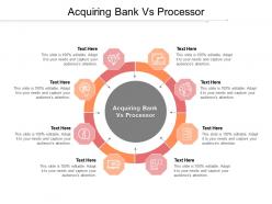 Acquiring bank vs processor ppt powerpoint presentation professional slides cpb