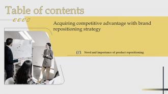 Acquiring Competitive Advantage With Brand Repositioning Strategy Powerpoint Presentation Slides Graphical Template