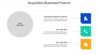 Acquisition Business Finance Ppt Powerpoint Presentation Model Diagrams Cpb