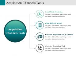 Acquisition Channels Tools Powerpoint Slide Themes