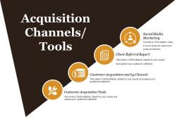 Acquisition Channels Tools Sample Of Ppt