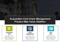 Acquisition cost crisis management product map value addition cpb