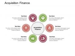 Acquisition finance ppt powerpoint presentation portfolio graphics template cpb
