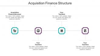 Acquisition Finance Structure Ppt Powerpoint Presentation Gallery Example Cpb