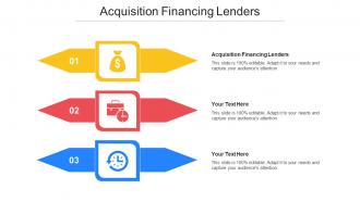 Acquisition Financing Lenders Ppt Powerpoint Presentation Portfolio Information Cpb