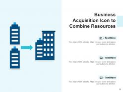 Acquisition Icon Business Development Relationship Financial Horizontal Expansion