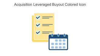 Acquisition Leveraged Buyout Colored Icon In Powerpoint Pptx Png And Editable Eps Format
