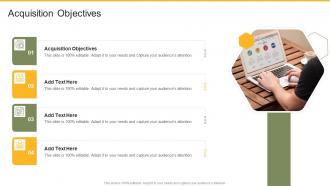Acquisition Objectives In Powerpoint And Google Slides Cpb