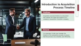 Acquisition Process Timeline Powerpoint Presentation And Google Slides ICP Aesthatic Colorful