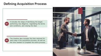 Acquisition Process Timeline Powerpoint Presentation And Google Slides ICP Engaging Colorful