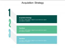Acquisition strategy ppt powerpoint presentation slides styles cpb