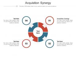 Acquisition synergy ppt powerpoint presentation styles layout cpb