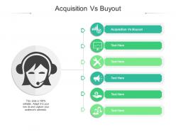 Acquisition vs buyout ppt powerpoint presentation infographic template backgrounds cpb