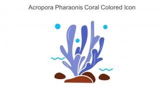 Acropora Pharaonis Coral Colored Icon In Powerpoint Pptx Png And Editable Eps Format