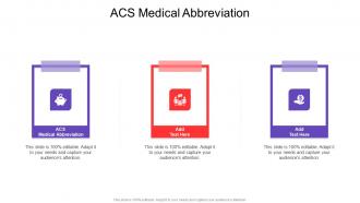 ACS Medical Abbreviation In Powerpoint And Google Slides Cpb